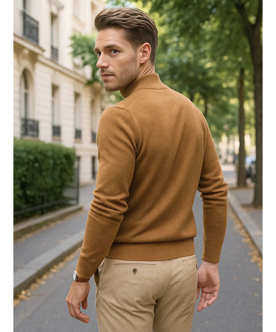 Suéter Masculino Gola Média Tricot Inverno Básico | Luand