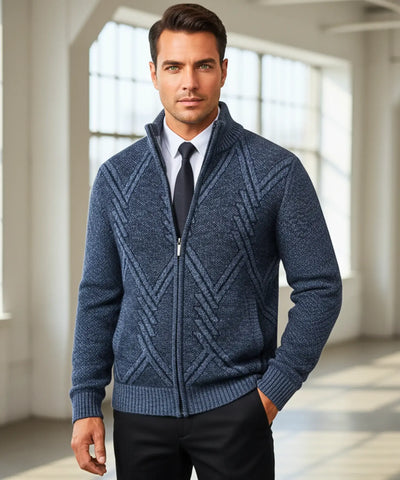 Comprar suéter masculino tricot botões forro xadrez confortável elegante inverno casual barato ou em promoção