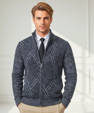 Comprar suéter masculino tricot botões forro xadrez confortável elegante inverno casual barato ou em promoção