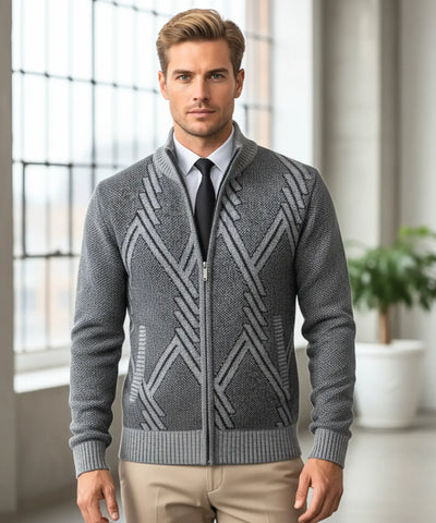 Comprar suéter masculino tricot botões forro xadrez confortável elegante inverno casual barato ou em promoção