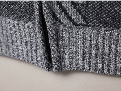 Comprar suéter masculino tricot botões forro xadrez confortável elegante inverno casual barato ou em promoção