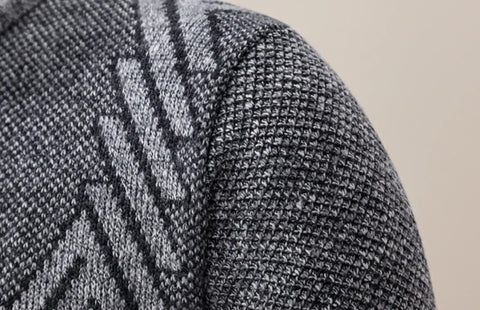 Comprar suéter masculino tricot botões forro xadrez confortável elegante inverno casual barato ou em promoção