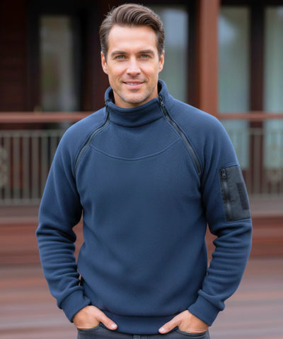 Comprar suéter masculino tricot gola alta confortável inverno manga longa resistente casual social em promoção ZARA