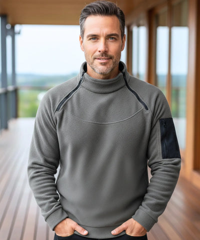Comprar suéter masculino tricot gola alta confortável inverno manga longa resistente casual social em promoção ZARA