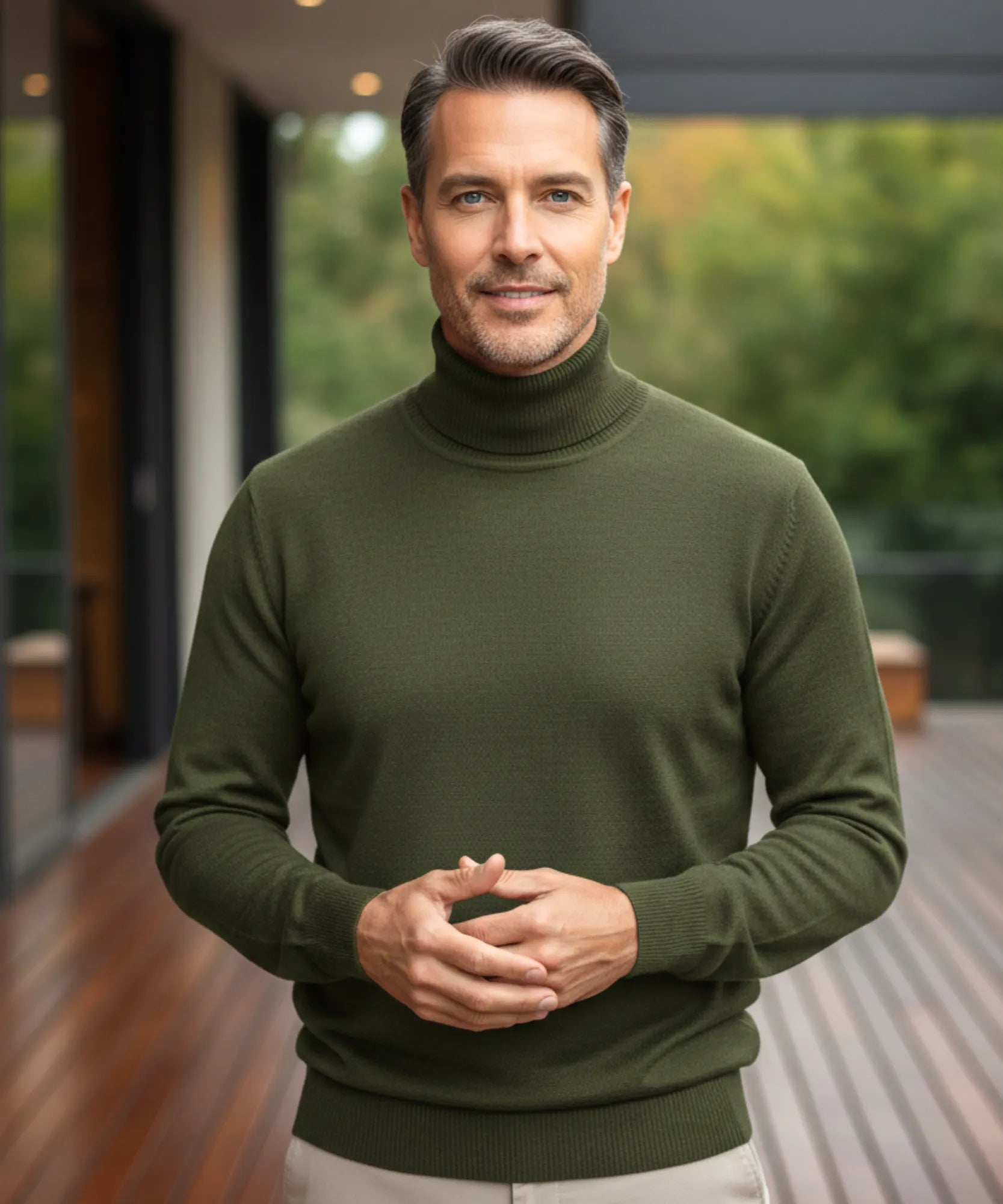 Comprar suéter masculino tricot gola alta premium conforto elegante social casual barato promoção ZARA