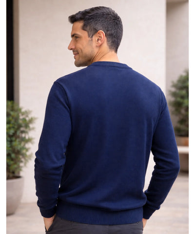  Comprar suéter masculino tricot gola V barato ou em promoção