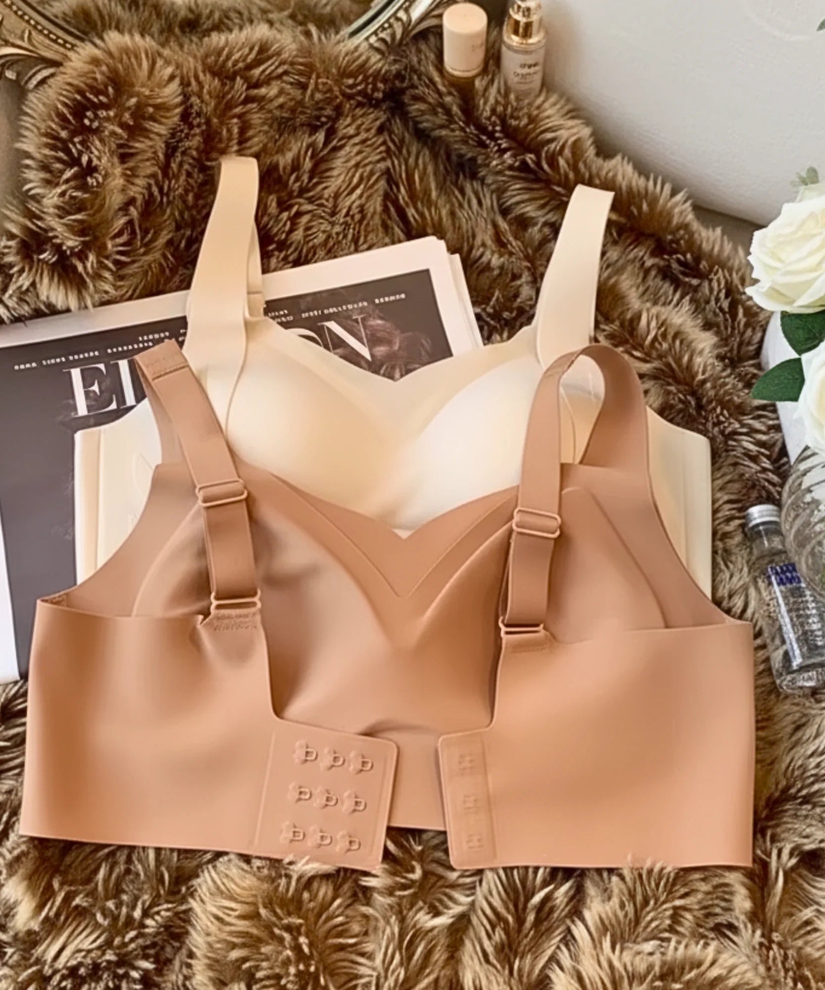 Comprar sutiã com bojo microfibra lisa sustentação alças largas ajustáveis confortável barato ou em promoção