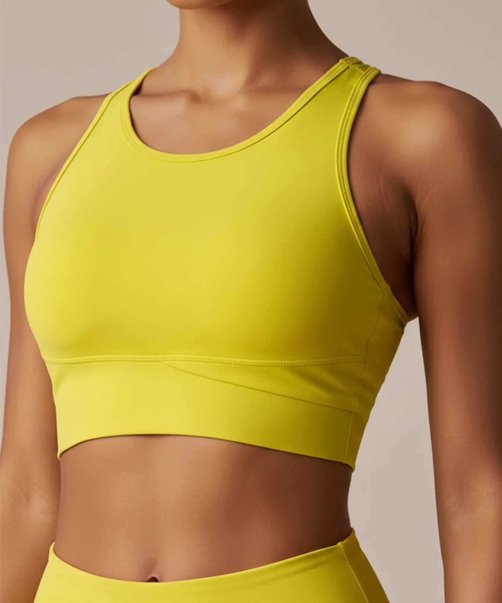 Comprar top feminino academia com dupla sustentação bojo removível fitness treino barato em promoção