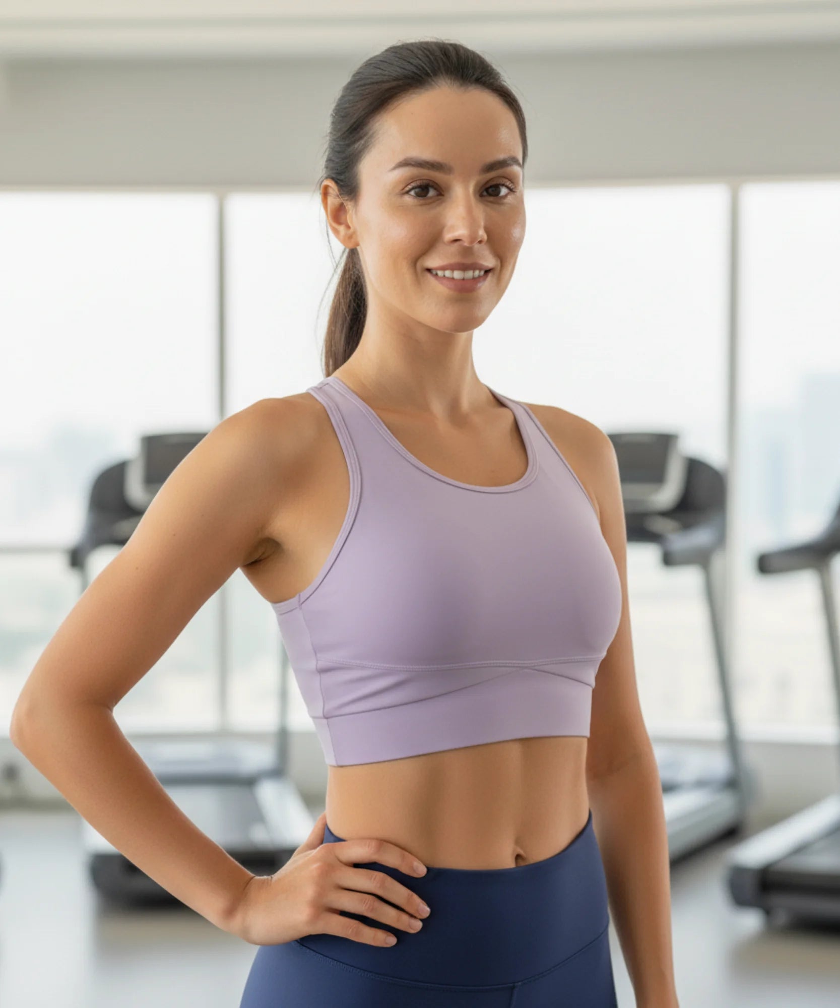 Comprar top feminino academia com dupla sustentação bojo removível fitness treino barato em promoção