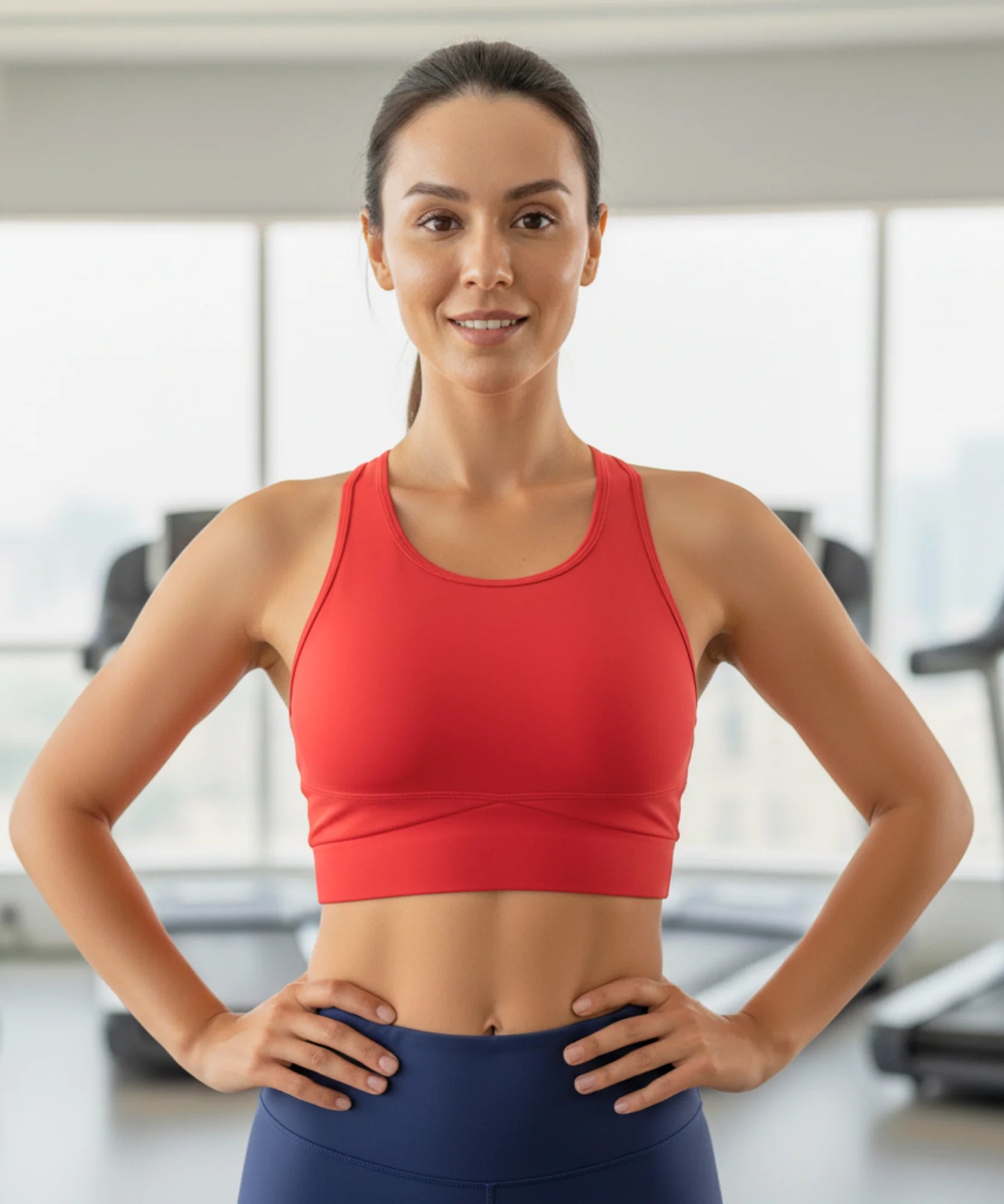 Comprar top feminino academia com dupla sustentação bojo removível fitness treino barato em promoção