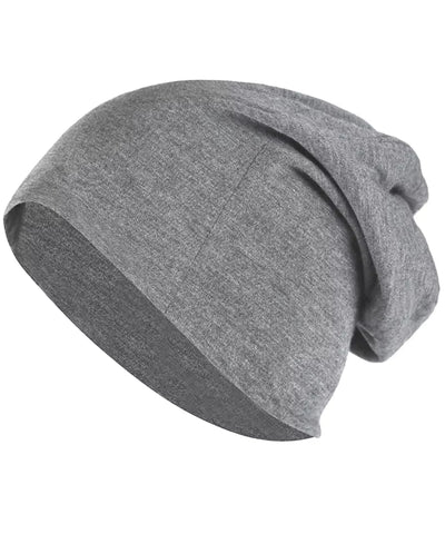 Comprar touca feminina oversized malha lisa leve elástica inverno verão em promoção ANELLIMN