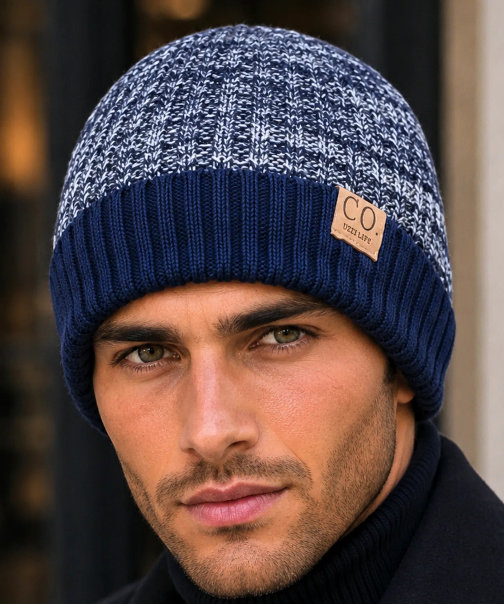 Comprar touca masculina tricot forro peluciado quente confortável inverno casual premium barata em promoção Anellimn