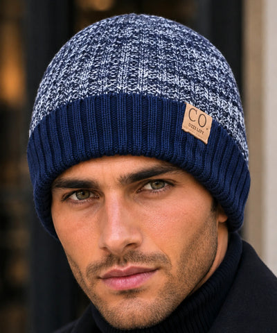 Comprar touca masculina tricot forro peluciado quente confortável inverno casual premium barata em promoção Anellimn