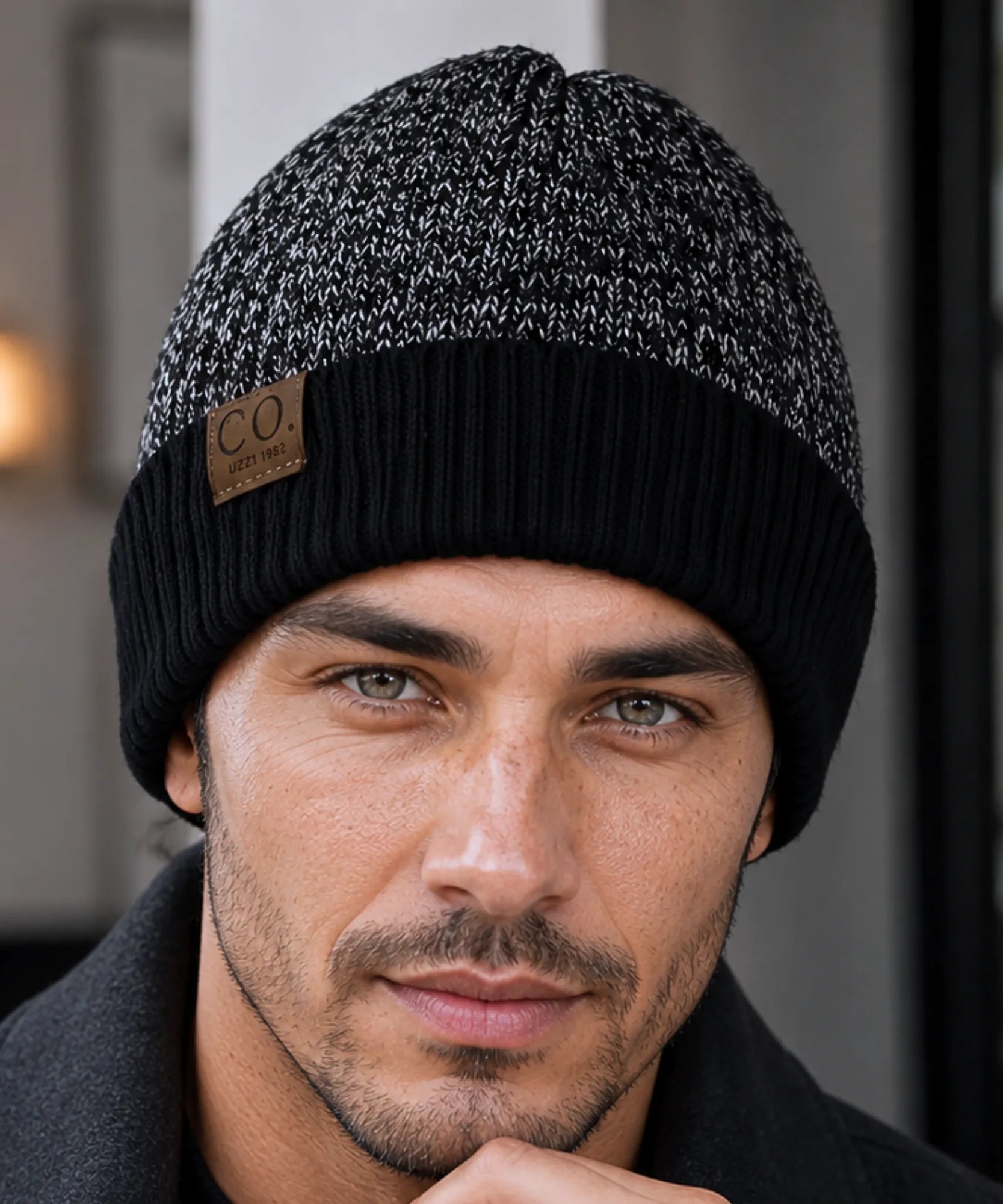 Comprar touca masculina tricot forro peluciado quente confortável inverno casual premium barata em promoção Anellimn