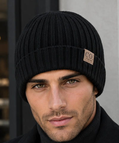 Comprar touca masculina tricot forro peluciado quente confortável inverno casual premium barata em promoção Anellimn