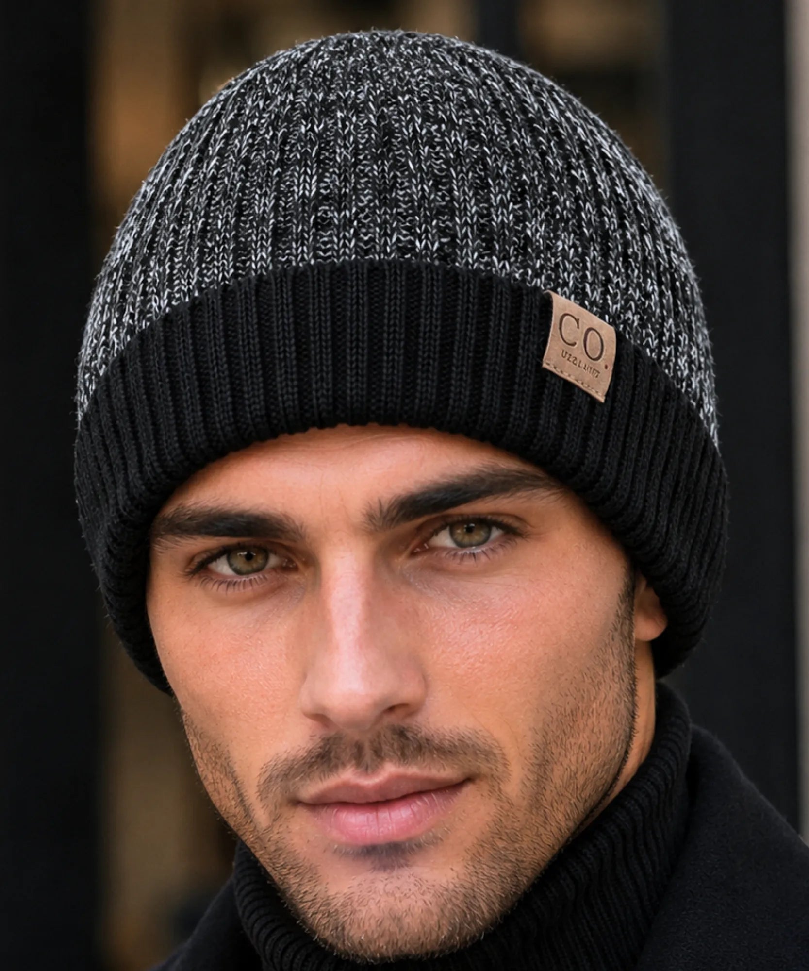 Comprar touca masculina tricot forro peluciado quente confortável inverno casual premium barata em promoção Anellimn