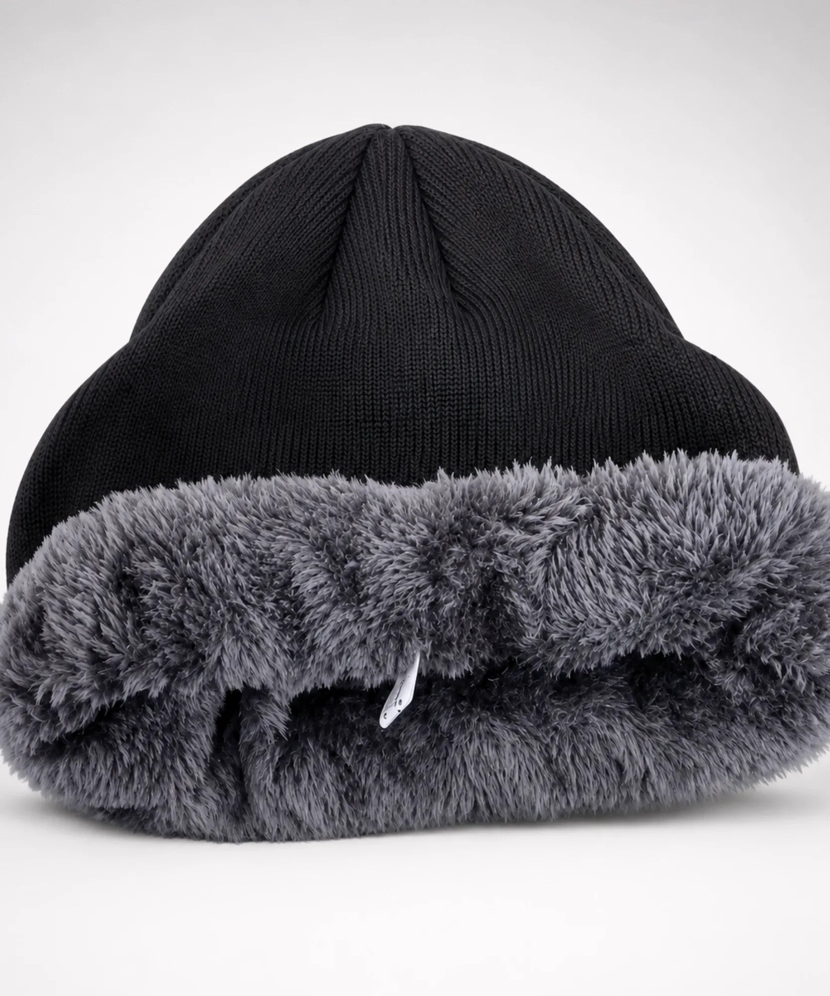 Comprar touca térmica masculina tricô canelado forro pelo sintético interno quente inverno barata em promoção Anellimn