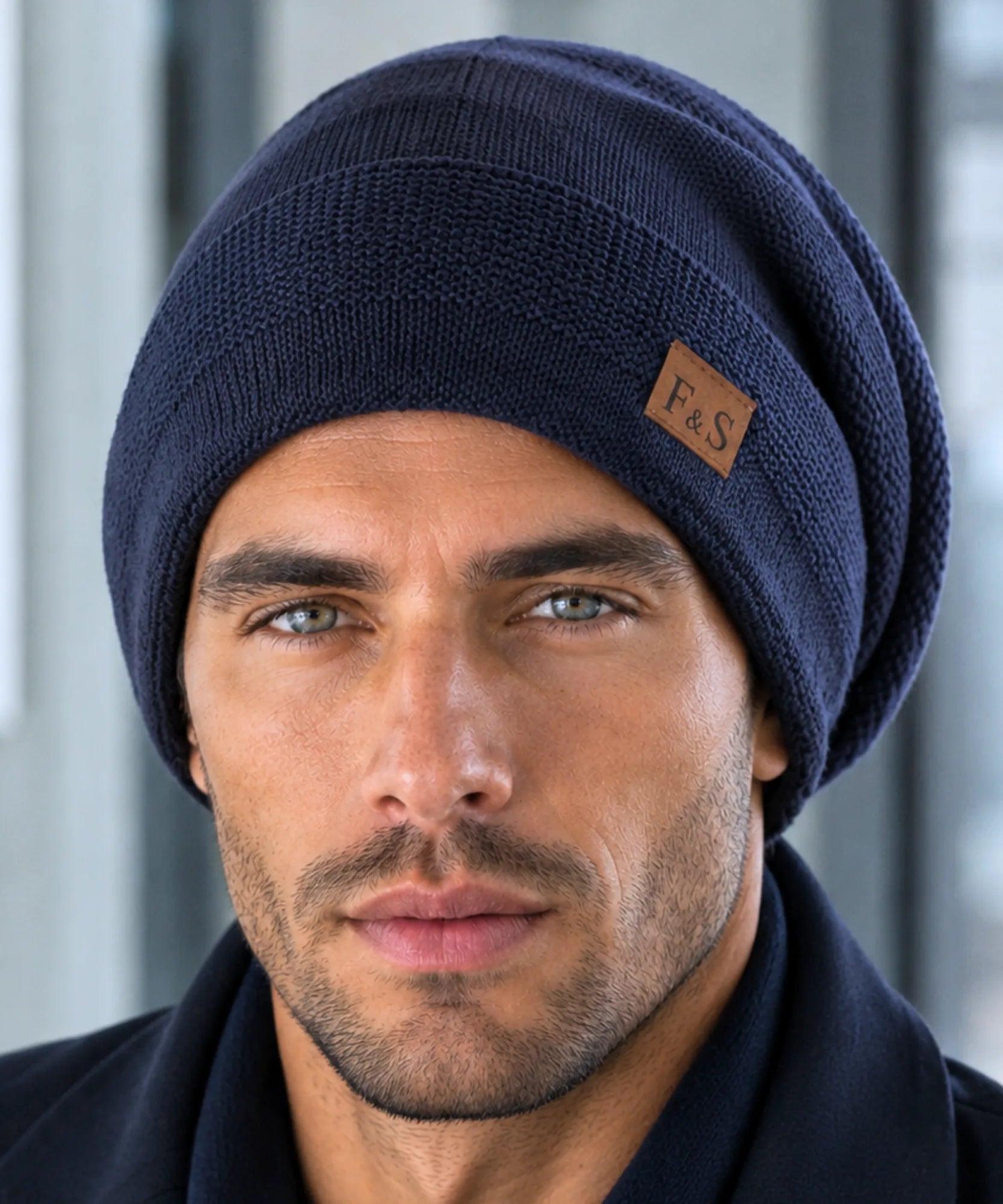 Comprar touca térmica masculina tricô com forro pelo sintético gorro slouchy unissex inverno barato promoção Anellimn