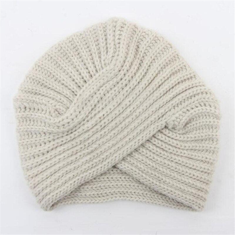 Anellimn Turbante Touca boina chapéu turbante inverno frio elegante moda