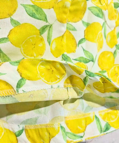 Comprar vestido boho curto estampado frutas alças amarrar verão casual feminino barato promoção ZARA