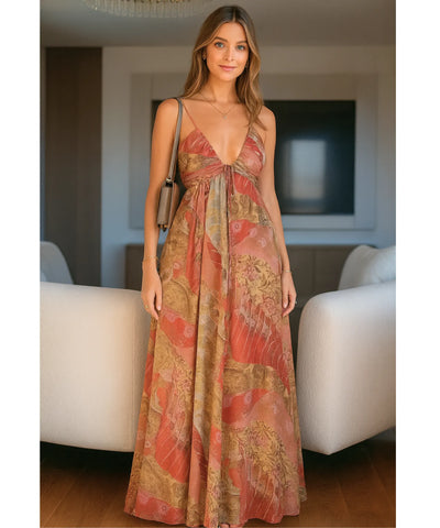 Vestido Boho Feminino Elegante Floral Verão | Leona