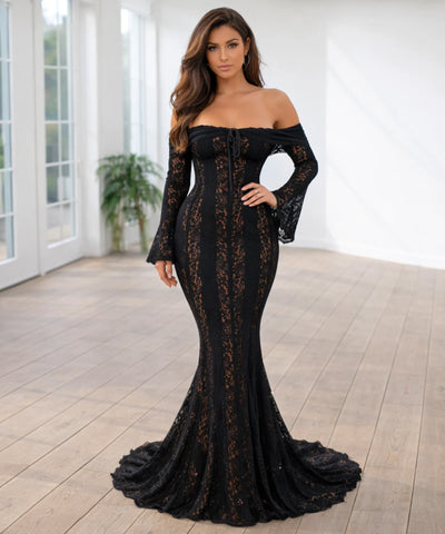 Comprar vestido branco longo renda tomara que caia sereia elegante para casamento civil barato 