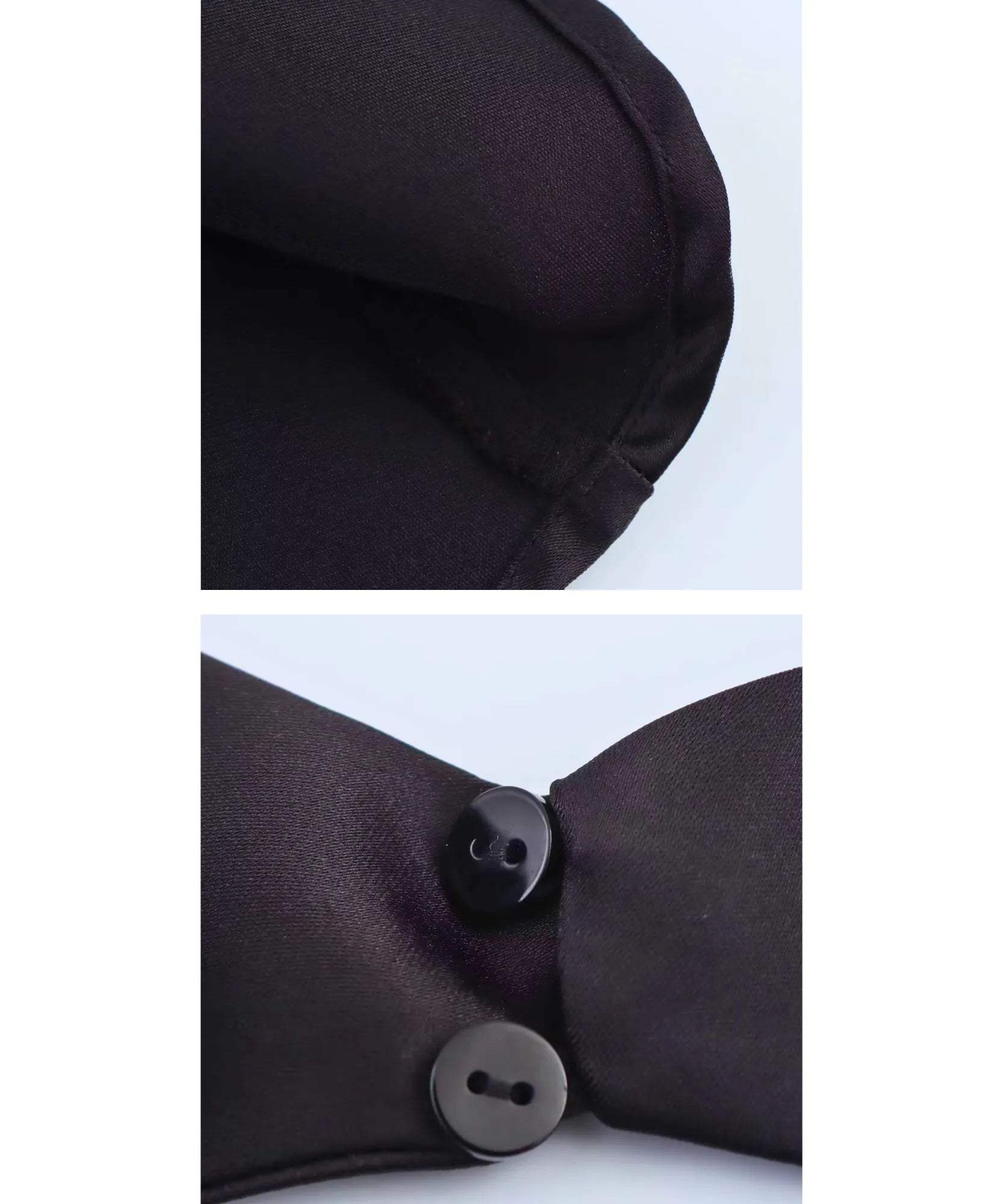 Comprar vestido cetim curto gola halter costas abertas preto detalhe barato Anellimn