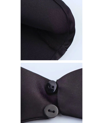 Comprar vestido cetim curto gola halter costas abertas preto detalhe barato Anellimn