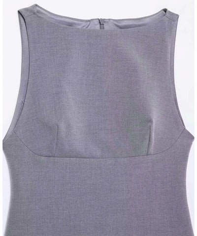 Vestido Curto Elegante Social Plissado Feminino | Brasuca