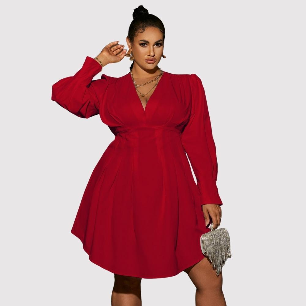 Anellimn comprar melhor vestido de festa plus size curto barato vestido plus size preço