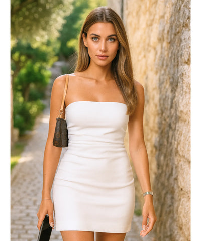 Vestido Curto Tomara Que Caia Feminino Verão Elegante | Suran