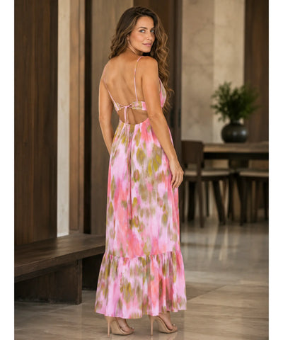 Comprar Vestido Longo Boho Elegante para Casamento de Dia barato -  ANELLIMN