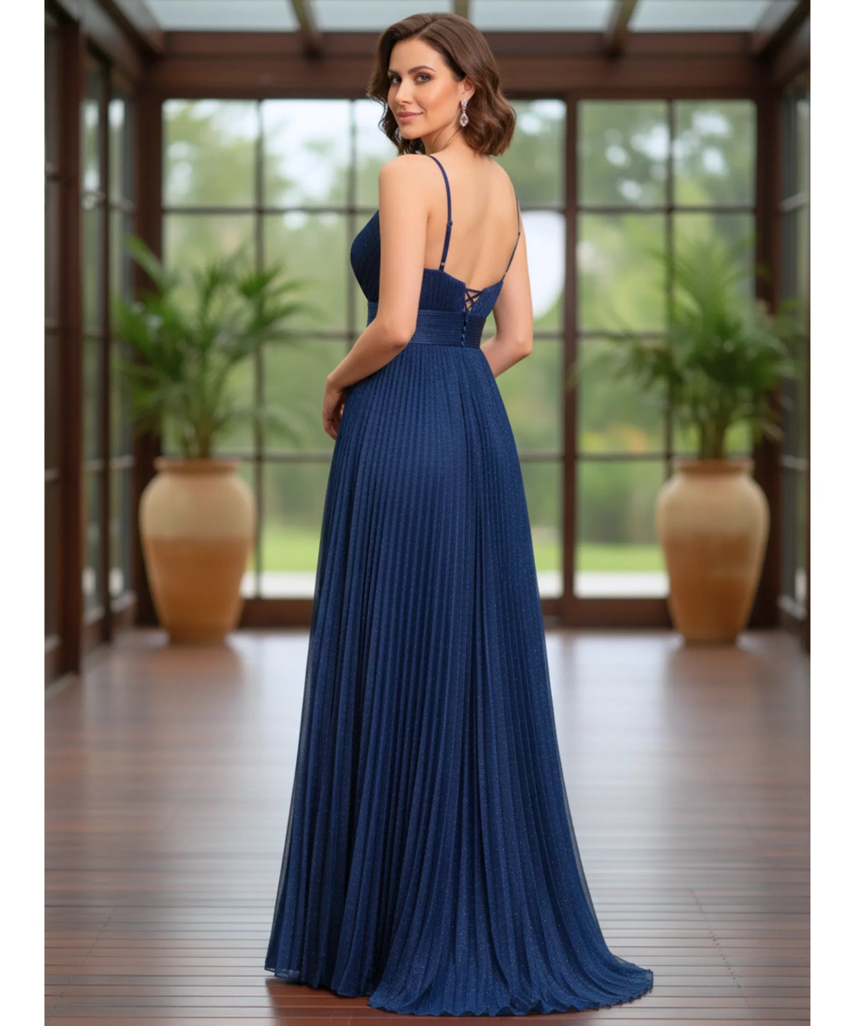 Comprar vestido longo de festa verde oliva madrinha casamentos e formatura em promoção LADY DRESS