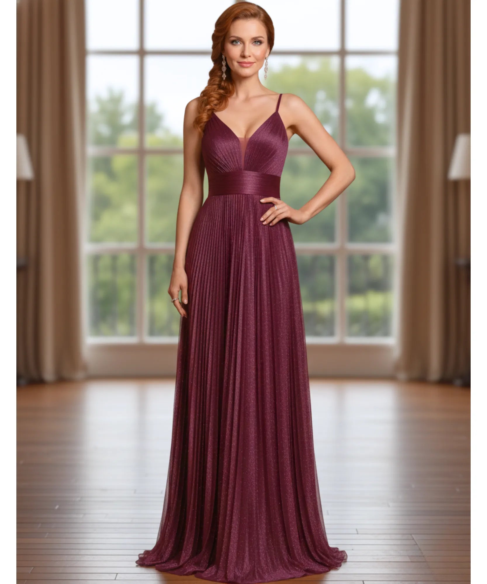 Comprar vestido longo de festa verde oliva madrinha casamentos e formatura em promoção LADY DRESS