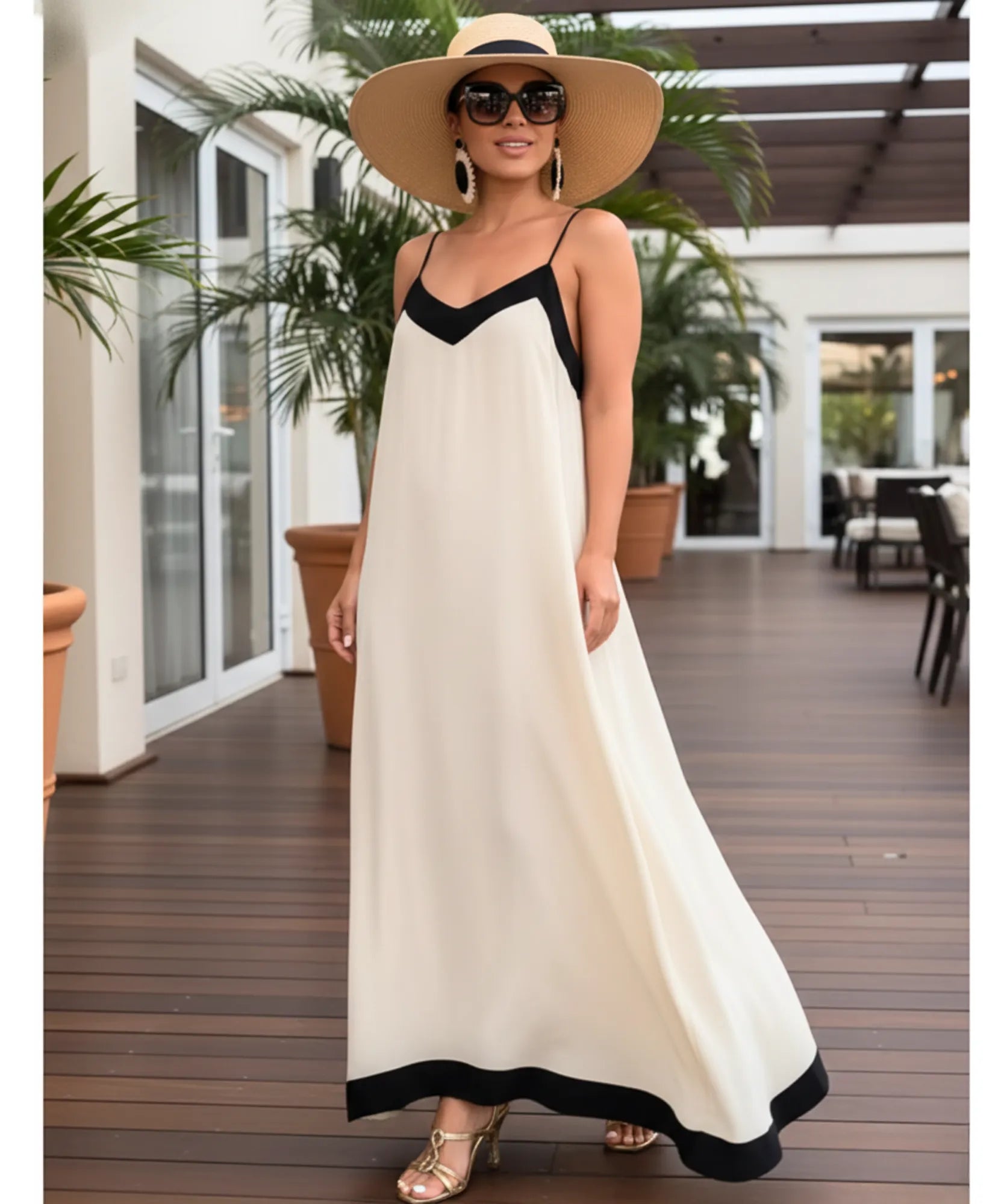 Comprar Vestido Longo Elegante Boho com Alças Finas casamento dia formatura barato em promoção ZARA