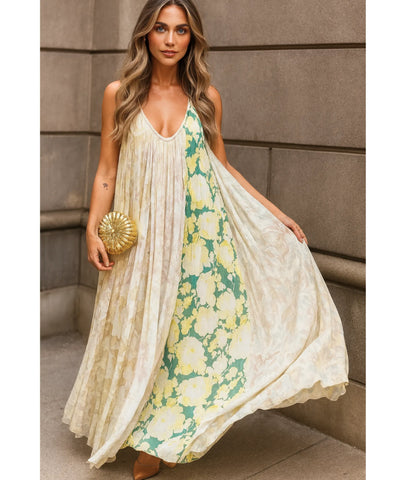 Vestido Longo Estampado Feminino Boho Verão | Diwa