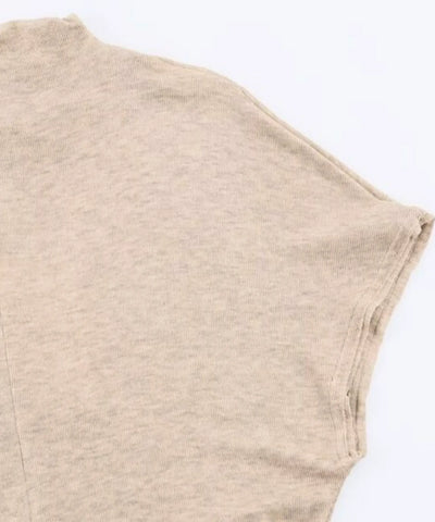 Comprar vestido longo malha canelada gola alta elegante para o dia a dia e trabalho em promoção ANELLIMN
