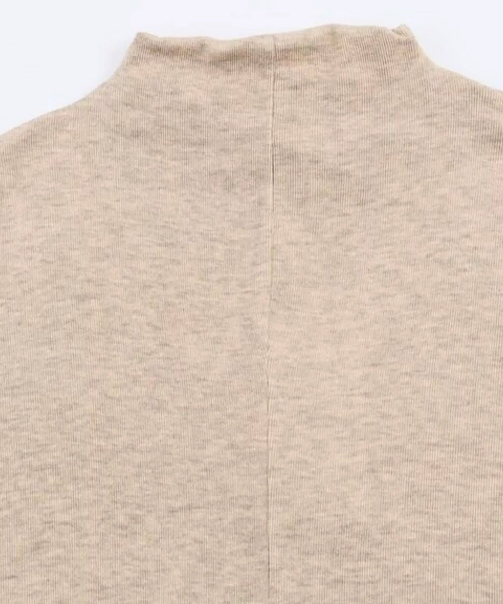 Comprar vestido longo malha canelada gola alta elegante para o dia a dia e trabalho em promoção ANELLIMN