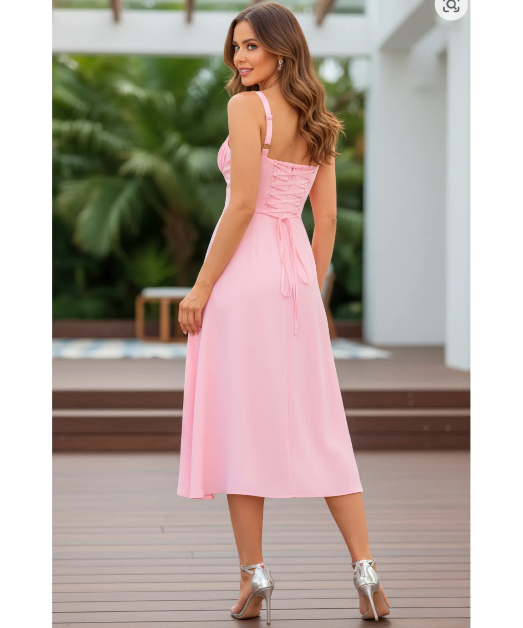 Comprar Vestido Midi com Corset para Casamento e Formatura em promoção - LADY DRESS