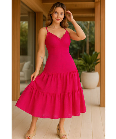 Comprar vestido midi feminino laise transpassado alças ajustáveis casual social barato promoção ZARA

