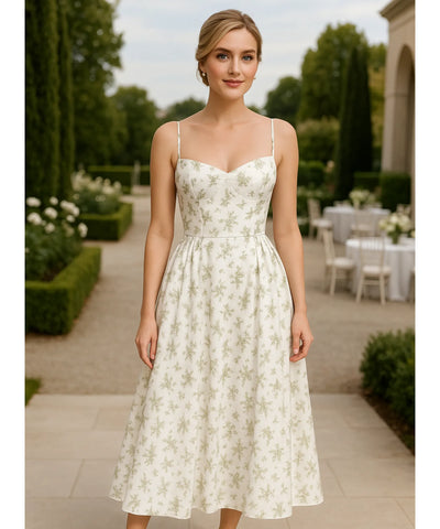 Vestido Midi Festa Corset em Zibeline Elegante | Chiara