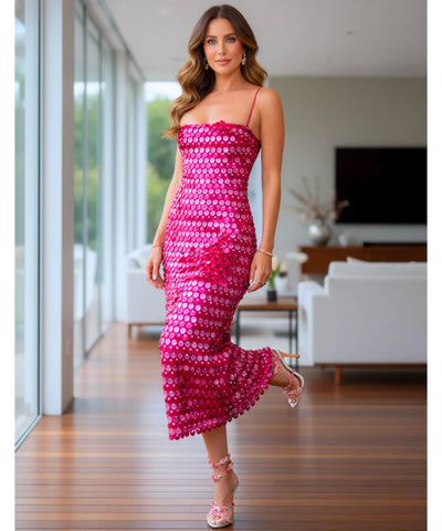 Vestido Elegante Midi para casamentos, formaturas e eventos luxuosos em promoção ZARA