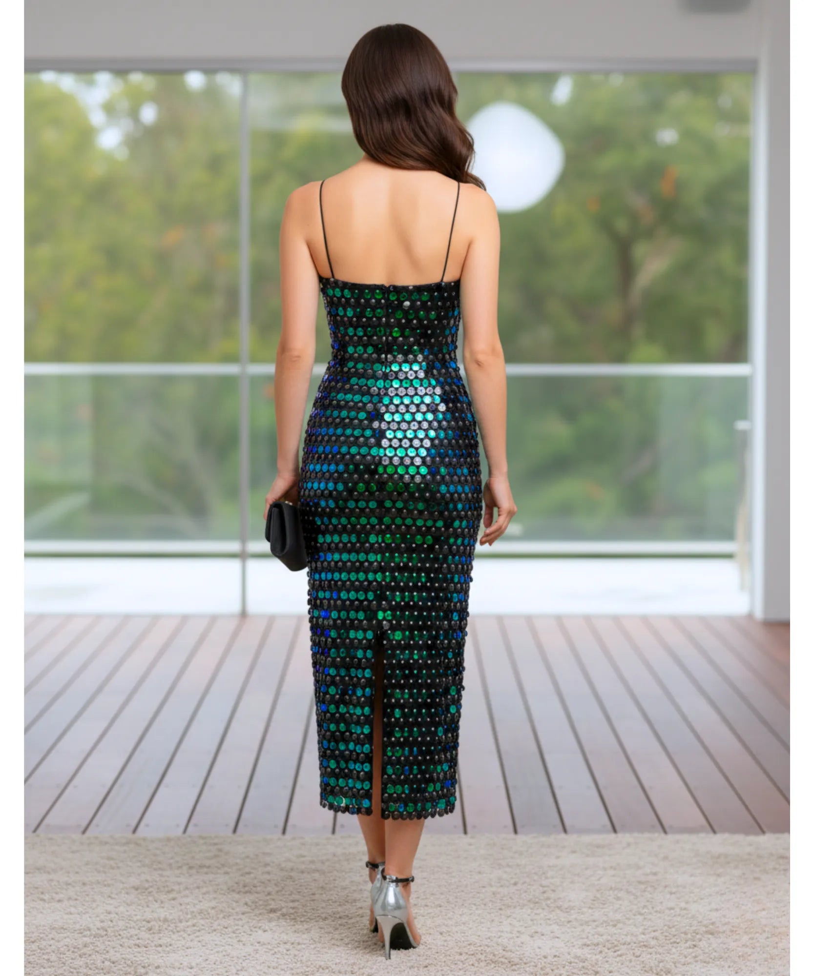 Vestido Elegante Midi para casamentos, formaturas e eventos luxuosos em promoção ZARA