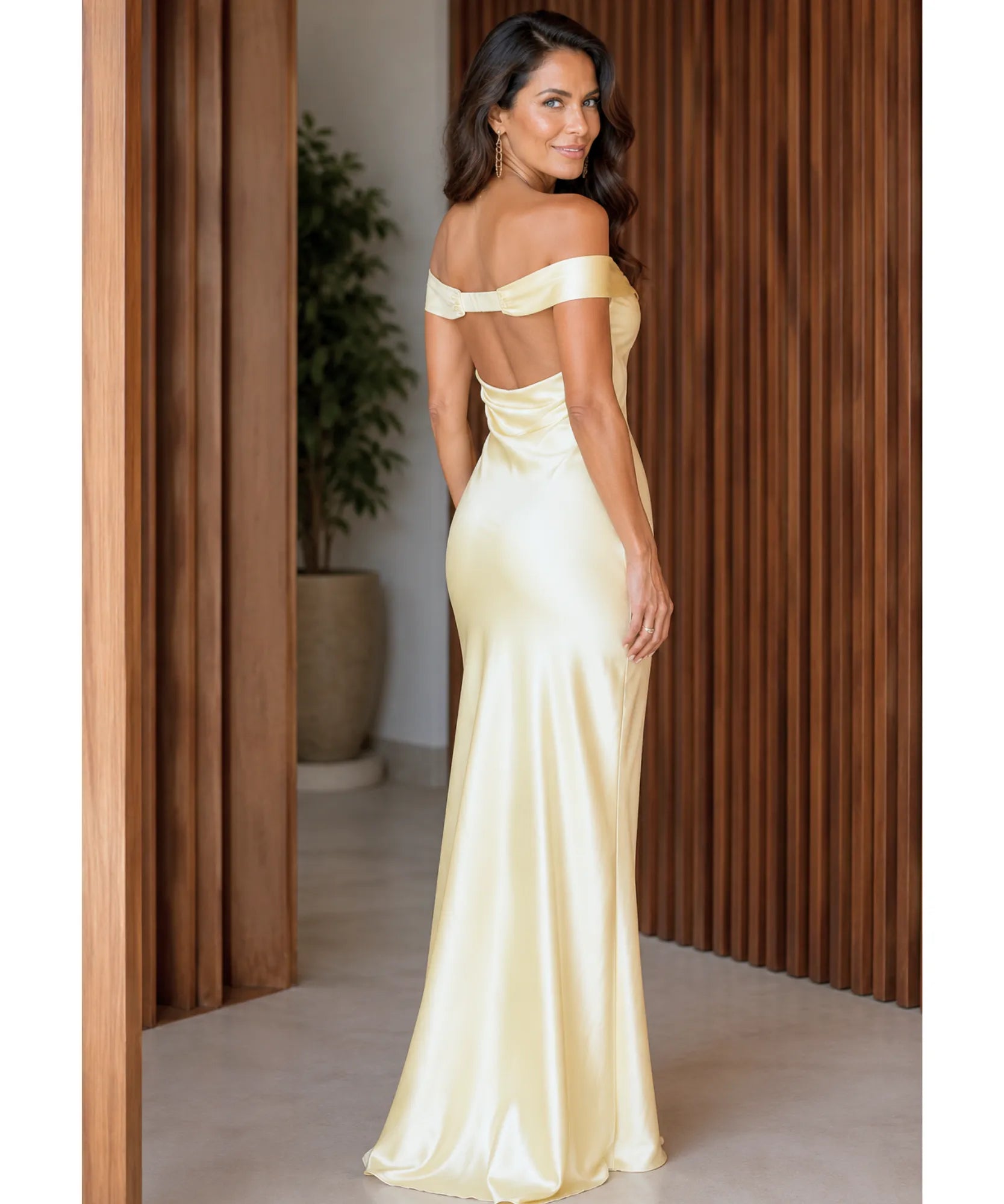 Comprar vestido tomara que caia longo costas nuas em promoção Anellimn