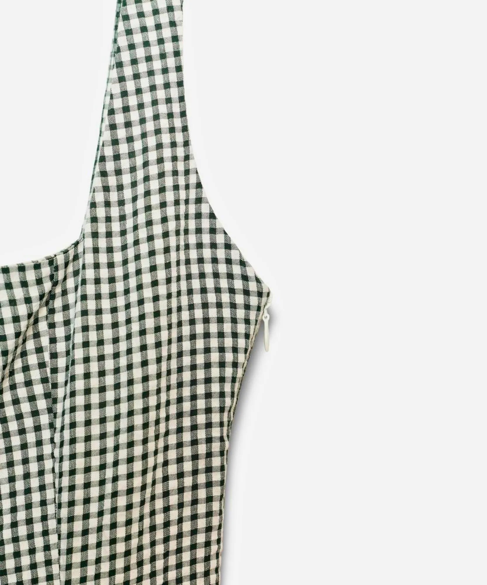 Comprar vestido xadrez feminino verde midi em promoção Anellimn