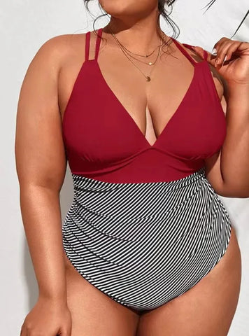 Maiô Plus Size Disfarça Barriga - Perfeito para o Verão e Dias na Praia