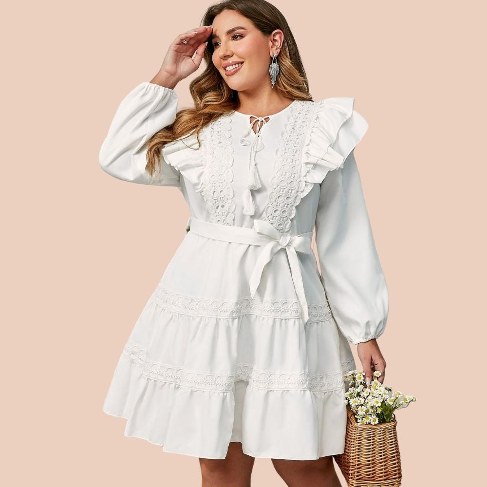 Anellimn comprar melhor vestido de noiva plus size curto barato vestido plus size preço